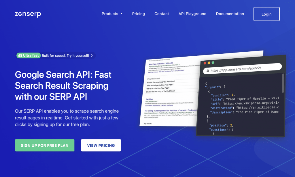 zenserp google search api