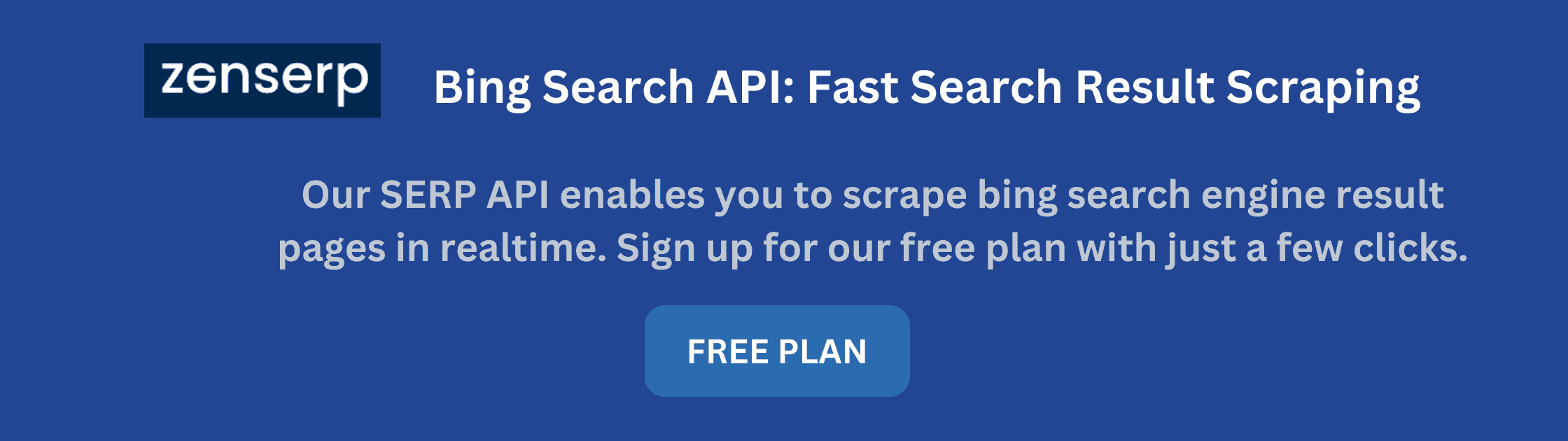 Bing Search API: Fast Search Result Scraping