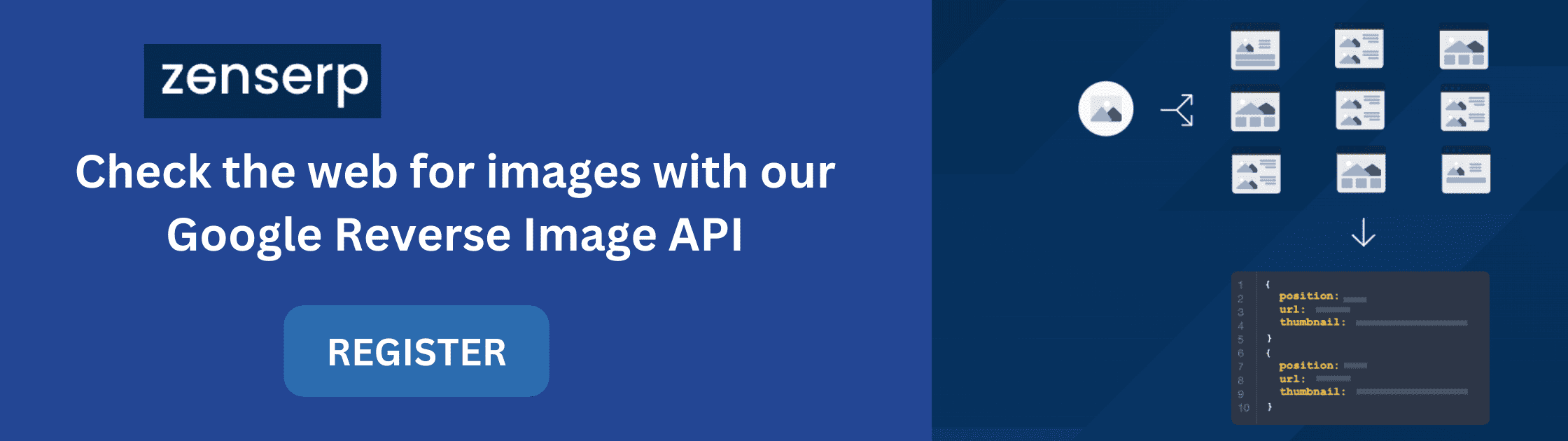 Zenserp - Google Reverse Image API - CTA Banner