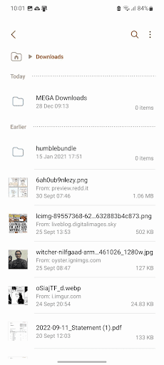 Confirming image download process