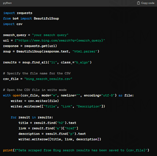 Installing necessary libraries for search API