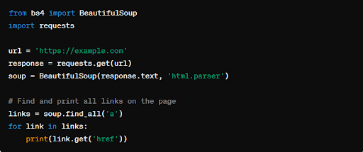 Scrapy Python script example